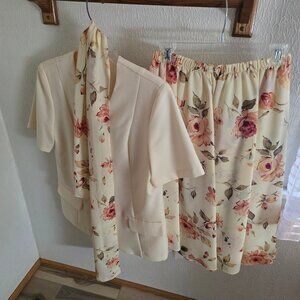 Skirt, Top and scarf like new.